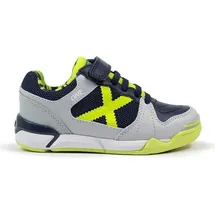 Munich One Velcro 76 Hallenfußballschuhe - Grey - EU 31