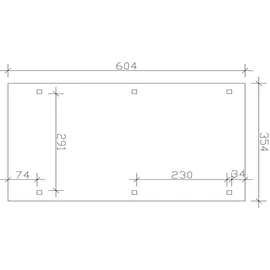 SKANHOLZ Emsland 3,15 x 4,96 m nussbaum