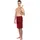 framsohn frottier Sarong FRAMSOHN FROTTIER "Saunakilt Herren", rot (bordeaux), L:60cm, Frottier, Hausmäntel, Sarong, hergestellt in Österreich, Dehnbund & Druckknöpfe variabel verstellbar