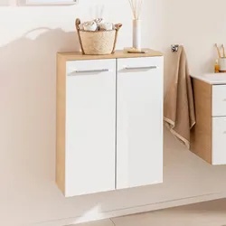 Fackelmann B.Style Doppel-Midischrank 60,2 cm  84422, Badmöbel,