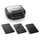Tefal UltraCompact 3-in-1 Sandwich-Waffel-Panini Kombigerät, Antihaftbeschichtung, wärmeisolierter Griff, Edelstahl/Schwarz, SW383D10