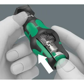 WERA 826 T Kraftform Turbo Bits-Handhalter Rapidaptor