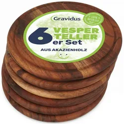KESPER Vesperteller aus Akazienholz – stilvoll & funktional