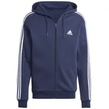 adidas Herren Kapuzenjacke Essentials 3S FZ Hoodie IJ6478 XXXL - Legend Ink - XXXL