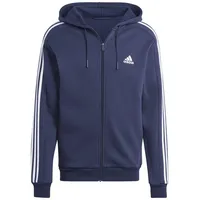 adidas Herren Kapuzenjacke Essentials 3S FZ Hoodie IJ6478 XXXL - Legend Ink - XXXL
