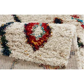 HANSE HOME Hochflor-Teppich Geometric, rechteckig, Höhe: 30 mm, Shaggy, Flokati, Boho Design, Weich, Flauschig, Geometrisches Muster bunt 160 cm x 230 cm x 30 mm