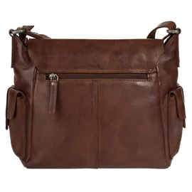 Spikes & Sparrow Umhängetasche echt Leder, braun