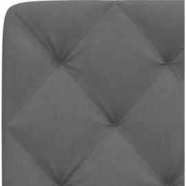 vidaXL Kopfteil-Kissen Dunkelgrau 80 cm Stoff