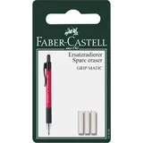 Faber-Castell 131595 Ersatzradierer für Druckbleistift Grip Matic, 3 Stück