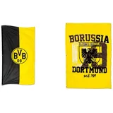 Borussia Dortmund Hissfahne Emblem 200 x 100 cm