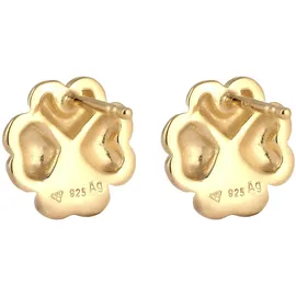Elli Ohrstecker Kleeblatt 925 Sterling Silber gold Gr.: onesize