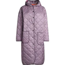 salzhaut Steppmantel HUSNA in Purple | Türkis - L