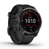 Garmin fenix 7S Solar schiefergrau mit schwarzem Armband