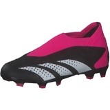 adidas Predator Accuracy.3 Ll Fg J Football Shoes (Firm Ground), Core Black/FTWR White/Team Shock Pink 2, 35 EU - 35 EU