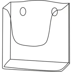 SIGEL Prospektständer A4 hoch transp LH115 Wand Acryl