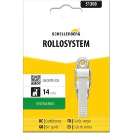 Schellenberg Gurtführung Standard Mini 40 mm weiß