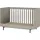 Germania Babybett Tomino 70 x 140 cm Lack Grau