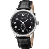 REGENT Herrenuhr Handaufzug GM-2201 - Schwarz