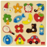 JUMBO Spiele Holzpuzzle Silhouetten (15 Teile)