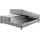 Home Affaire Boxspringbett HOME AFFAIRE "Vaasa", silber, B:206cm L:226cm, Komplettbetten, Boxspringbett, für Dachschrägen geeignet, inkl. Bettkasten und Topper