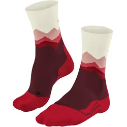 Wandersocken FALKE "TK2 Explore", Damen, Gr. 35-36, rot (merlot), Materialmix, normal, Socken, hohe Feuchtigkeitsaufnahme, schnell trocknend, atmungsaktiv