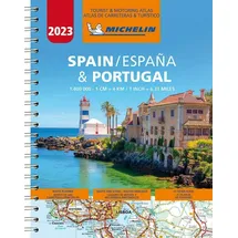 Michelin Straßenatlas Spanien & Portugal mit Spiralbindung: 1 : 400 000 (MICHELIN Atlanten)