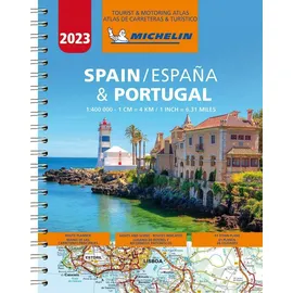 Michelin Straßenatlas Spanien & Portugal mit Spiralbindung: 1 : 400 000 (MICHELIN Atlanten)