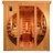 Hecht Infrarotsauna Fantasy 180x180x190 cm mit 12 Heizstrahlern
