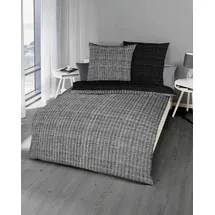 KAEPPEL Eternity Combo Mako-Satin schwarz 200 x 200 cm + 2 x 80 x 80 cm