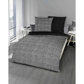 KAEPPEL Eternity Combo Mako-Satin schwarz 200 x 200 cm + 2 x 80 x 80 cm