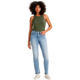 Levi's Damen 314 Shaping Straight Jeans, Twice The Time, 33W / 32L