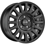 OZ RALLY RAID 8 5x18 5x120 ET38 MB79 - MATT BLACK+SILVER LETTERING - 18 120.0 38.0