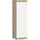 Akord Hängender Schrank Akord W30 Sonoma-eiche 30 Cm Tür 3 Regalen Front Weiß B30 X H99 X T30 Cm