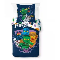 LEGO® Kinderbettwäsche LEGO Ninjago Kinder-Bettwäsche Abenteuer jede Nacht! weiß