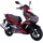GT UNION Striker 50 ccm 3,0 PS 45 km/h schwarz/rot