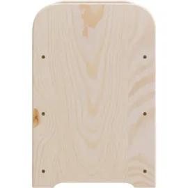 vidaXL Weinregal mit Oberplatte 43 x 25 x 37 cm Braun