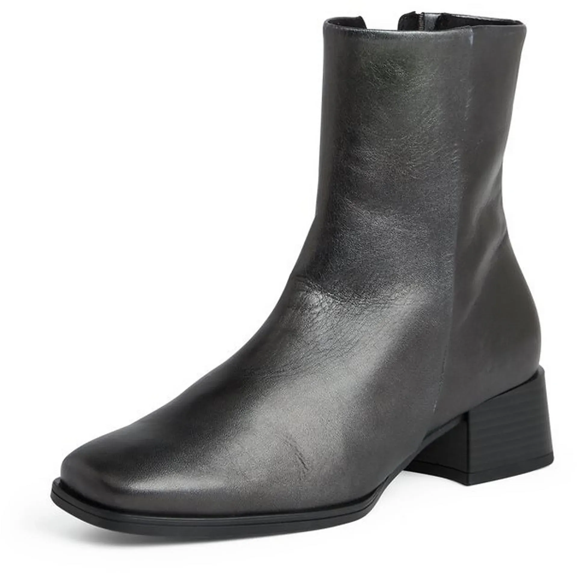 Les bottines en cuir nappa veau  Gabor Comfort gris