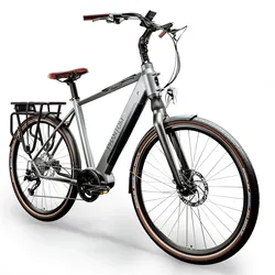 E Bike | Anthrazit | 28 Zoll | Reichweite 150 km | Motor 36V / 250W | Akku:  13Ah / 470 Wh | E Fahrrad, Elektro Bike, Elektrofahrrad