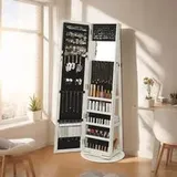 Schmuckschrank, Standspiegel, Spiegelschrank