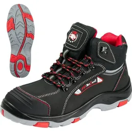 Art.Master Arbeitsschuhe Sicherheitsschuhe S3 schwarz/rot 48 EU