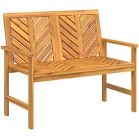 VidaXL Gartenbank 109 cm Massivholz Akazie