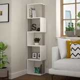 Asir ECKREGAL 5 Regale L35 cm - Weiß/Grau
