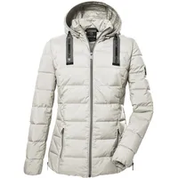 G.I.G.A. DX by killtec Damen Steppjacke mit abknöpfbarer Kapuze GW 4 WMN QLTD JCKT, gebrochenes weiss, 44,