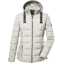 G.I.G.A. DX by killtec Damen Steppjacke mit abknöpfbarer Kapuze GW 4 WMN QLTD JCKT, gebrochenes weiss, 44,
