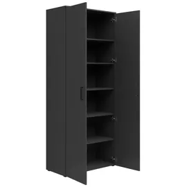 Mehrzweckschrank 80 x 195 x 40 cm Grau