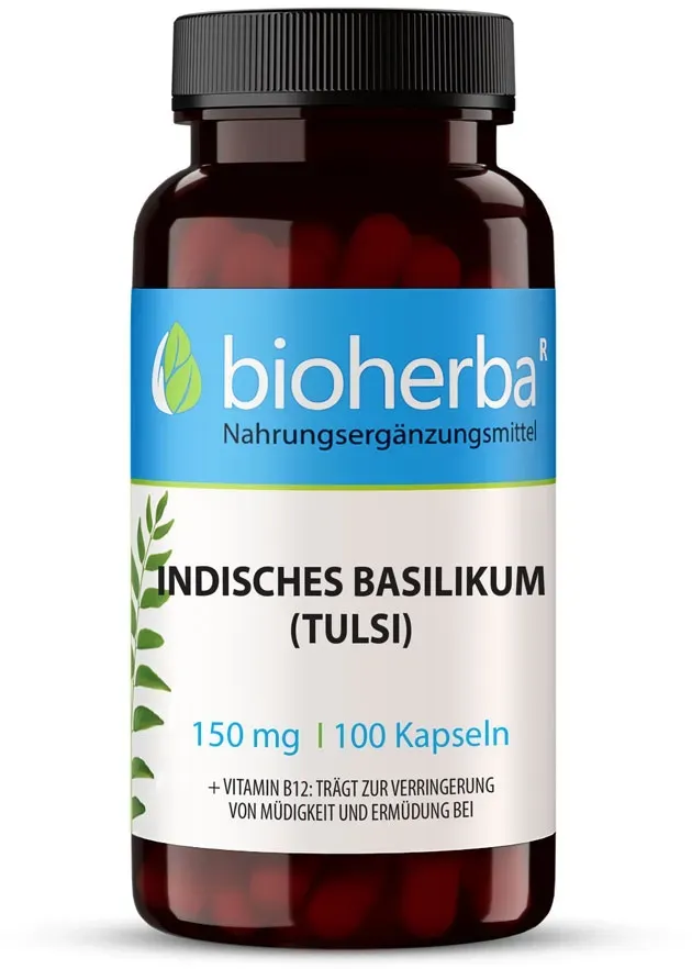 Indisches Basilikum (Tulsi) 150 mg 100 Kapseln