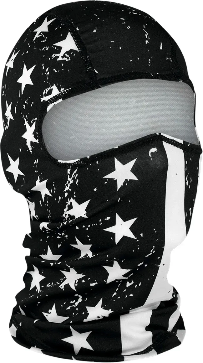 Zan Headgear Flag, cagoule en polyester - Noir/Blanc - Taille unique