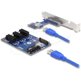 DeLock 41442 Riserkarte PCIe x1 50 cm USB Kabel