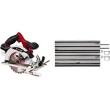 Einhell Akku-Handkreissäge TE-CS 18/165-1 Li-Solo Power X-Change (18 V, Li-Ion, Ø165 mm Sägeblatt, werkzeuglose Einstellung bei Schnitttiefe + Winkel, ohne Akku und Ladegerät, inkl. Führungsschiene)