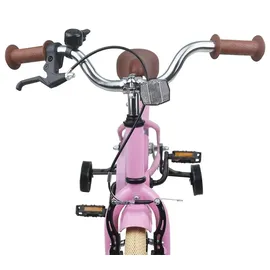 vidaXL Kinderfahrrad 12 Zoll RH 0 cm Hellrosa